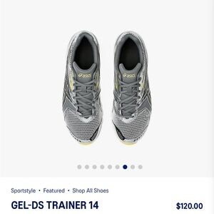 ASICS GEL-DS Trainer 14 in Gray and Yellow